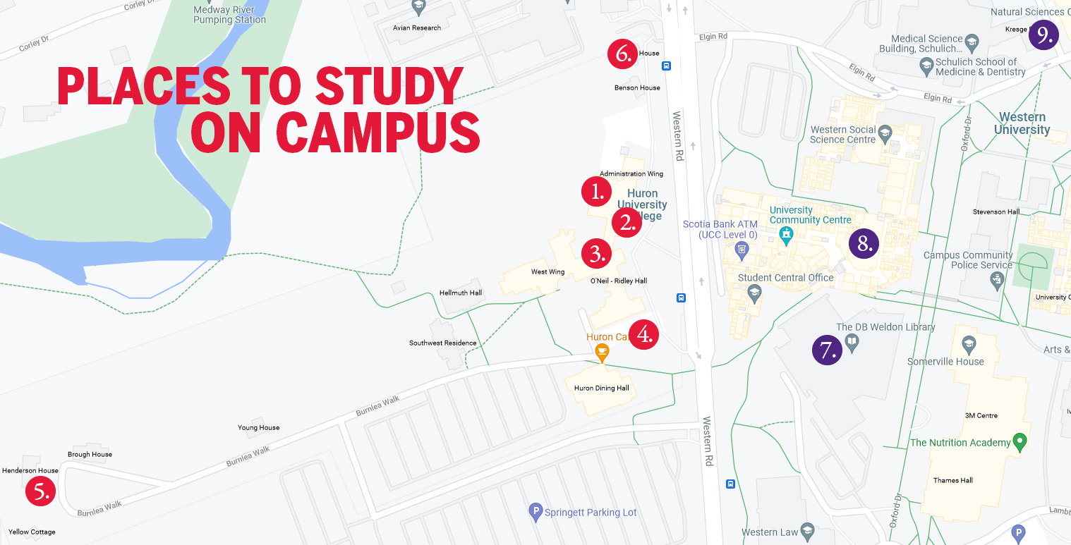 Map of study locations